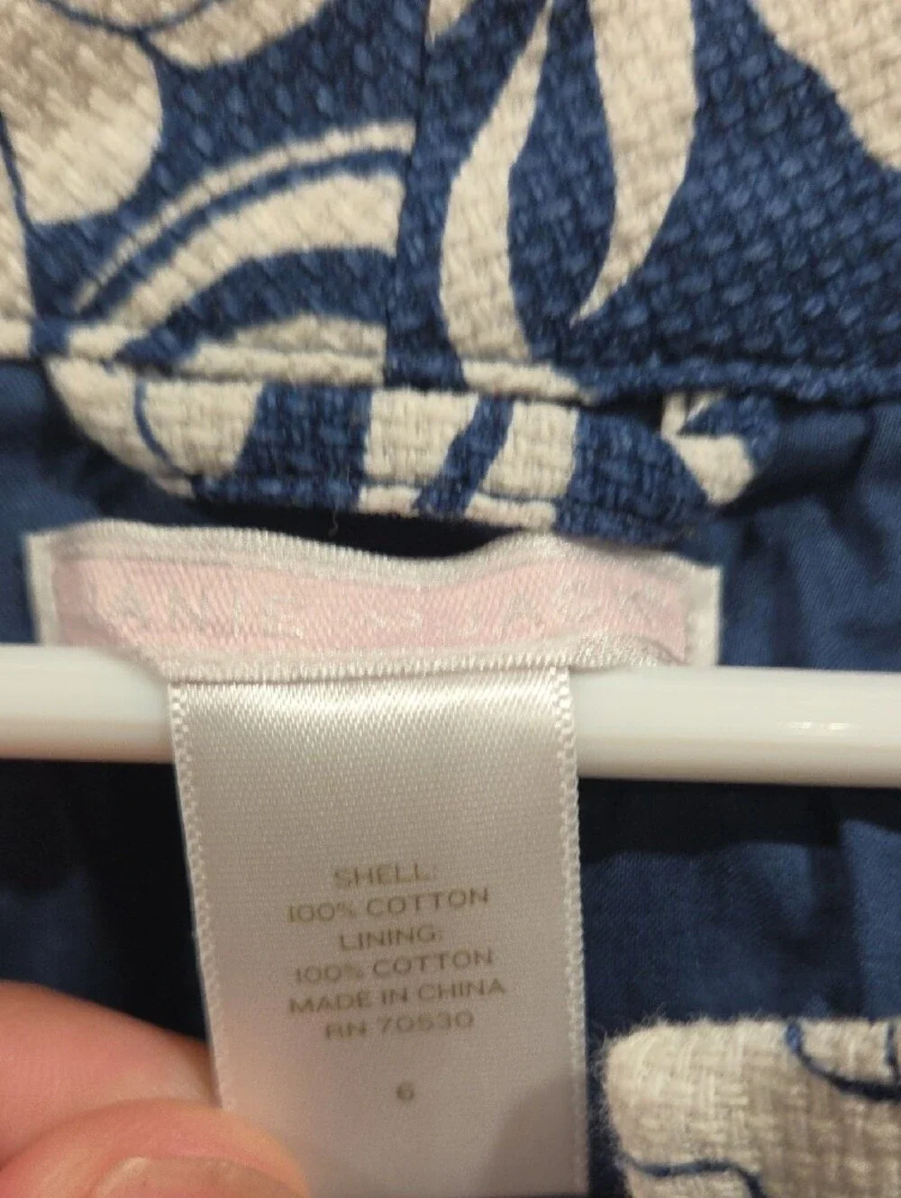 Janie & Jack/ Cat & Jack Navy and Cream Floral Girls Jacket